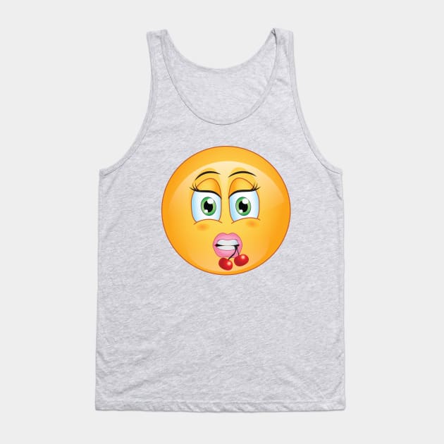 Flirty Girl by Emoji World Tank Top by emojiworld